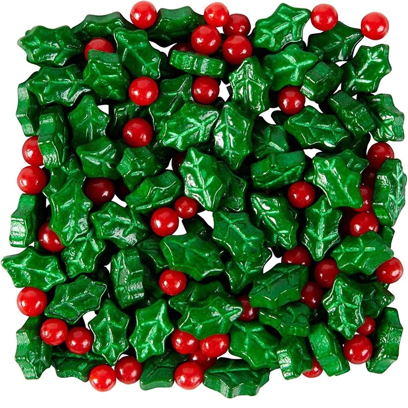 3.9 oz Holly Sprinkle Mix