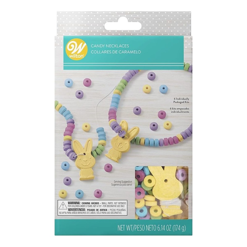 Candy Necklace Kit-Yellow Bunny