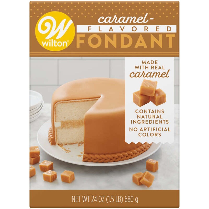 Caramel-Flavored Fondant - 24 oz