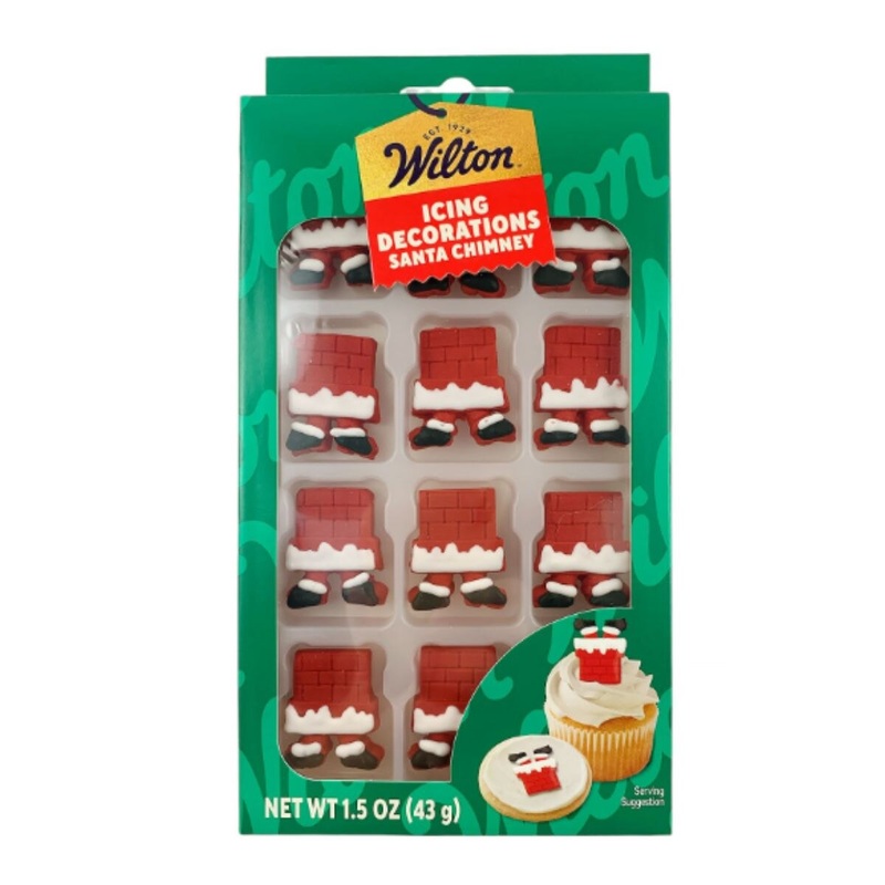 Chimney Santa Icing Decorations
