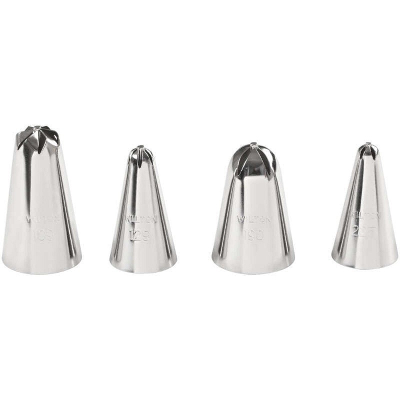 Wilton 4-pc Drop Flowers Tip Set