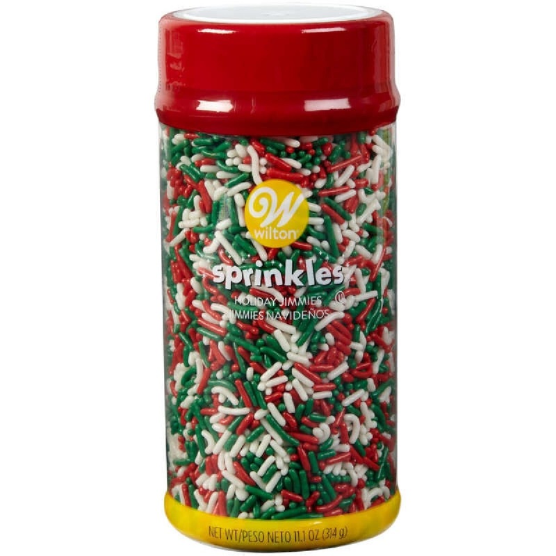 Wilton Christmas Jimmies Sprinkles - 11 Oz