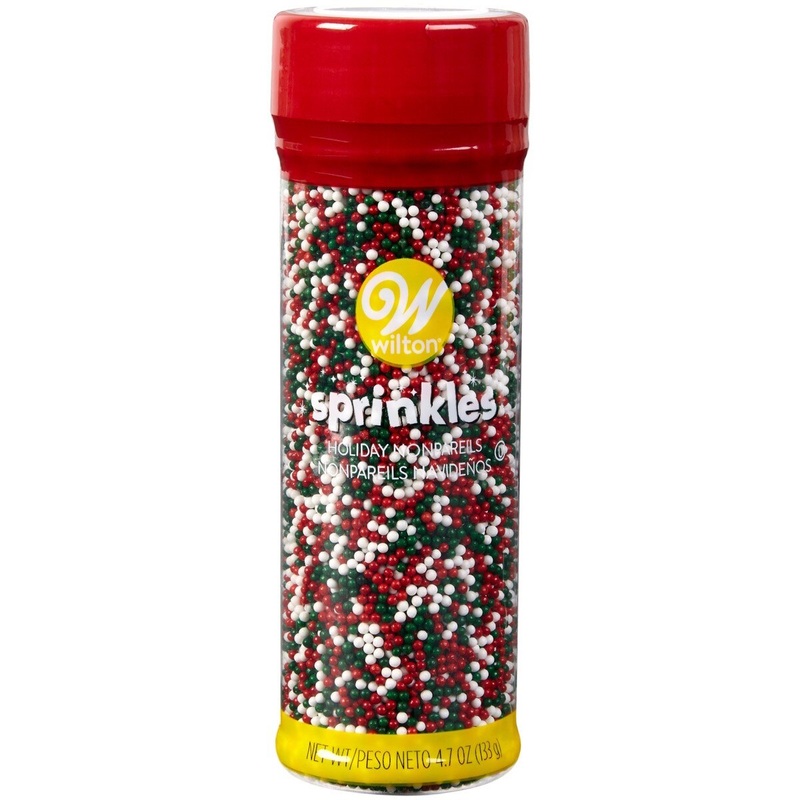 Wilton Christmas Non-Pareils Sprinkle Mix - 4.7 Oz