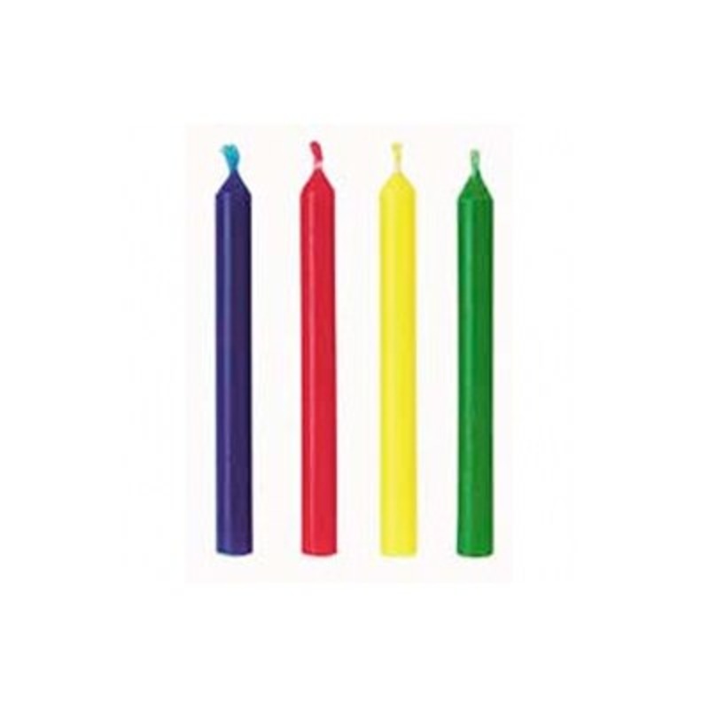 Wilton Rainbow Colors Round Candles - 24 Pk