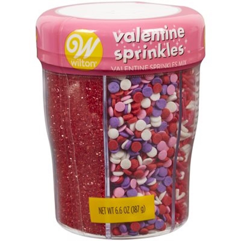 Happy Valentine's Day 6-Cell Sprinkles Mix