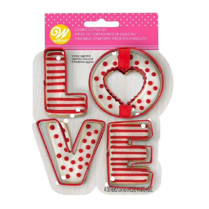 LOVE Cookie Cutter Set - 4 Piece