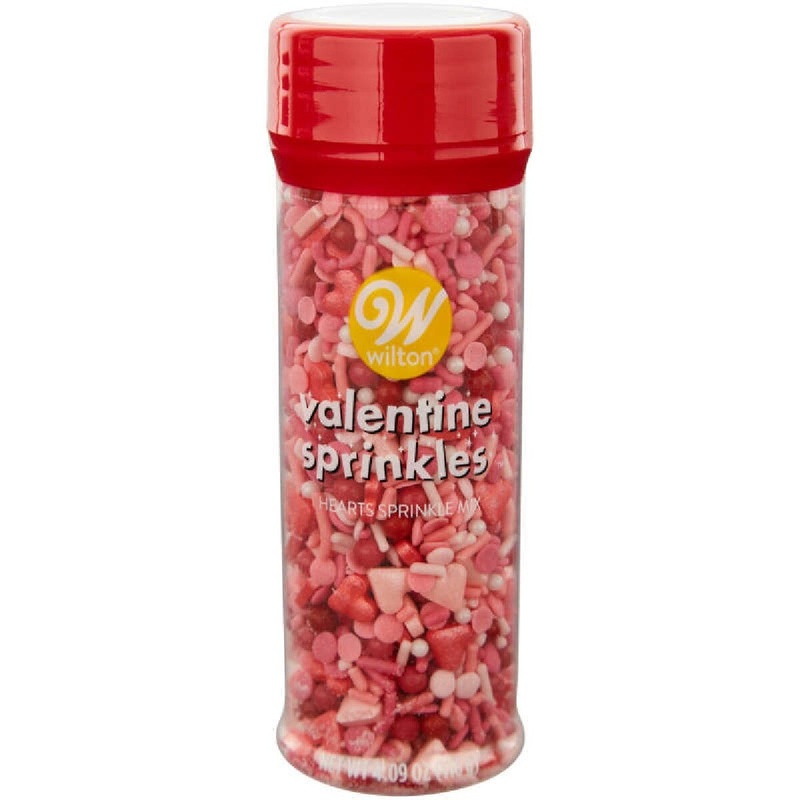 Red and Pink Hearts Valentine's Day Sprinkle Mix