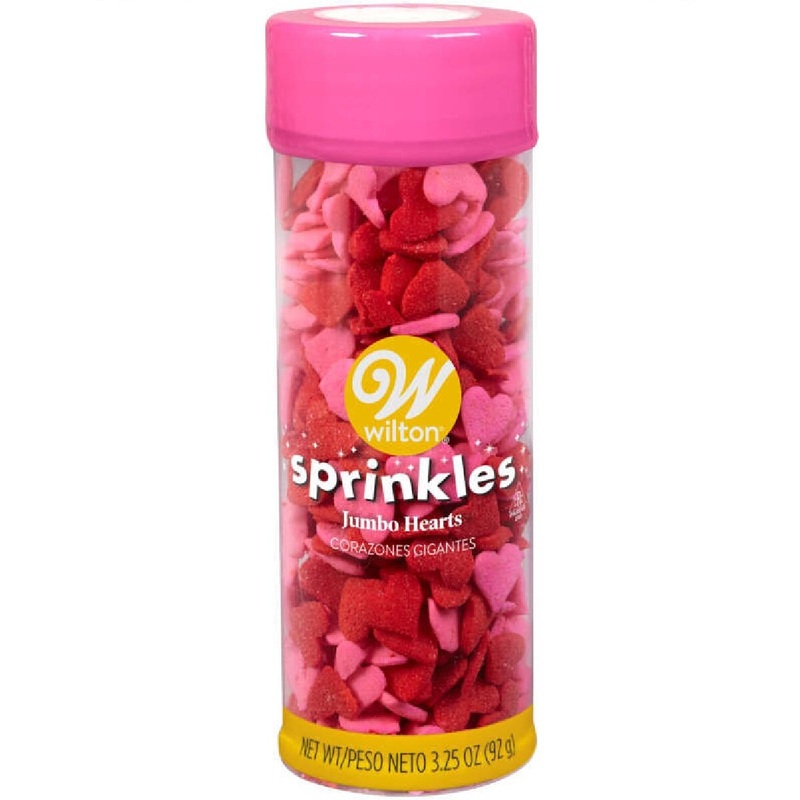 Wilton Jumbo Hearts Sprinkles - 3.25 Oz