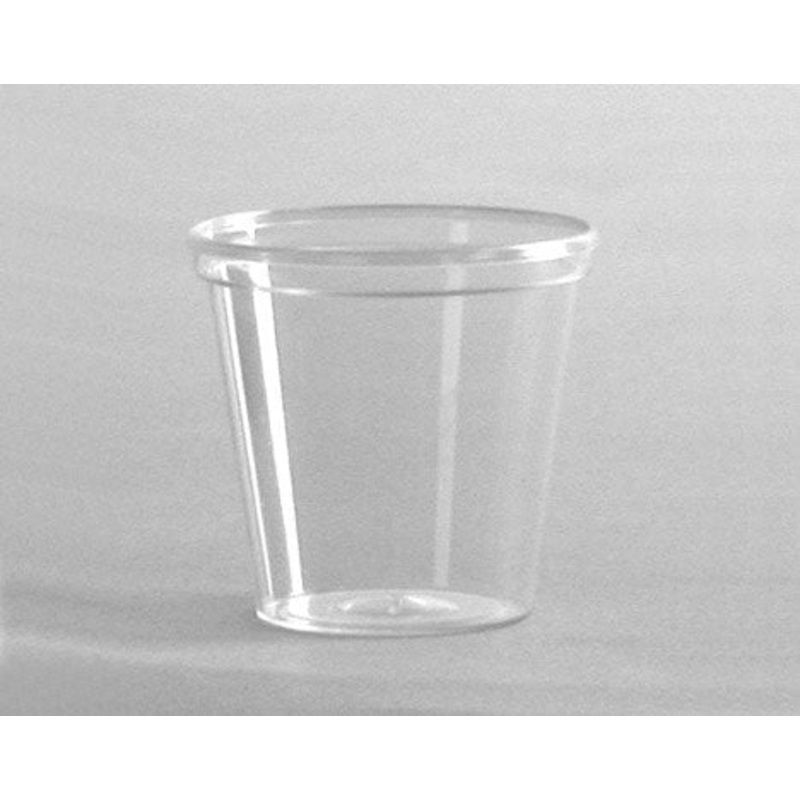 1 oz. Clear Plastic Portion Cup - Pack of 50