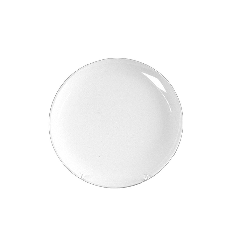 12" White Plastic Catering Platter