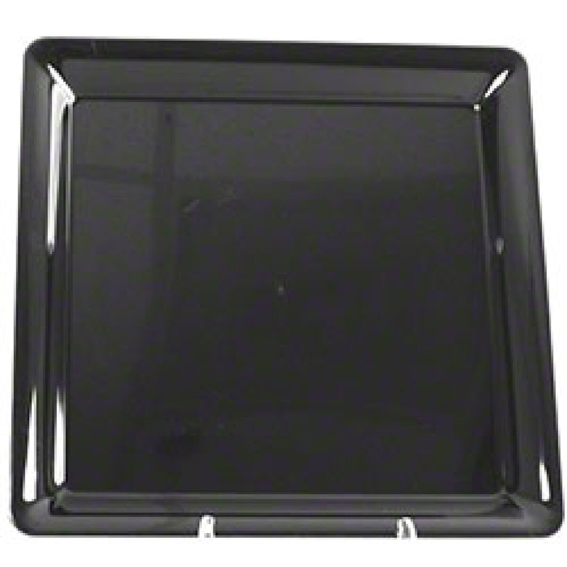 14" X 14" Black Plastic Tray
