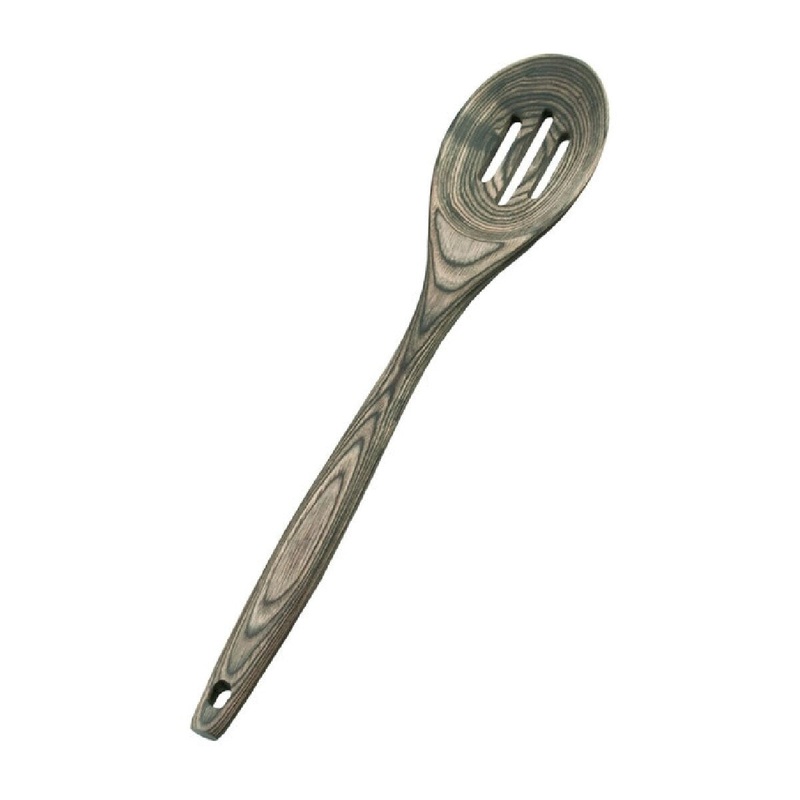 Black Pakka 12" Slotted Spoon
