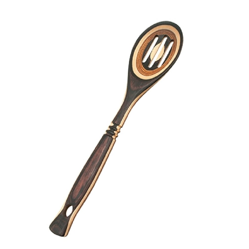 Natural Pakka 12" Slotted Spoon