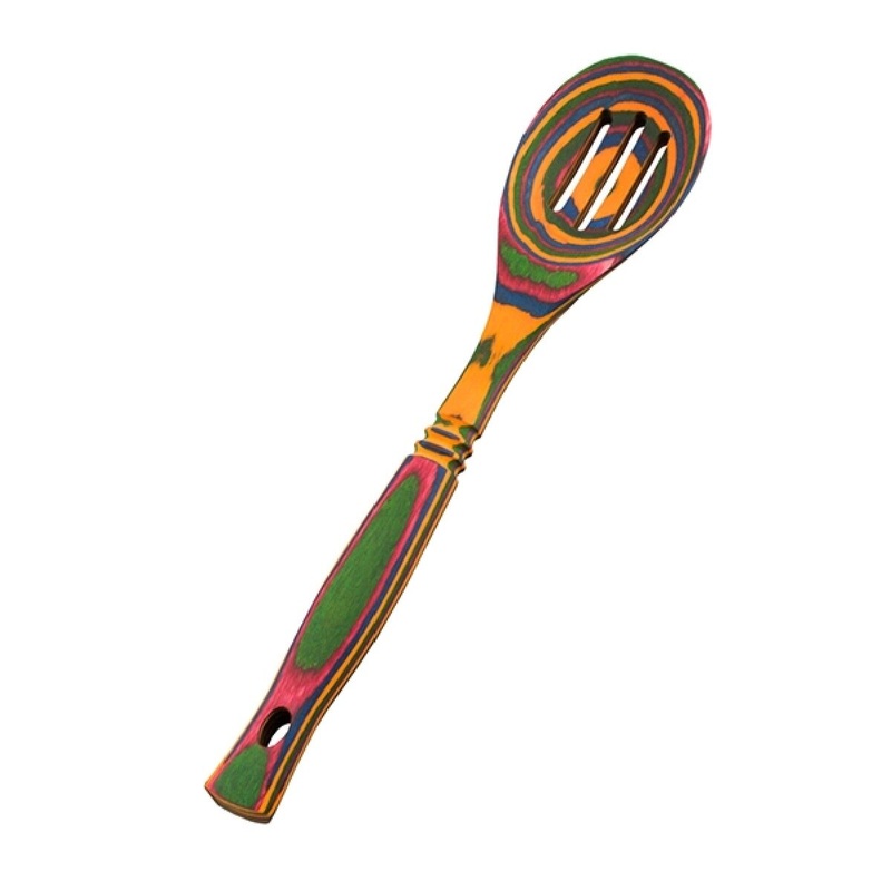 Rainbow Pakka 12" Slotted Spoon