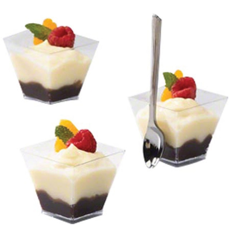 WNA Petites Plastic Square Cup 1.75 Oz. - 40 Count