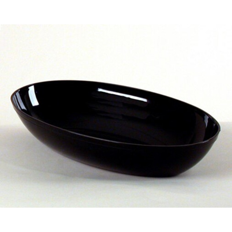 WNA Plastics CaterLine Luau Black Bowl - Quart