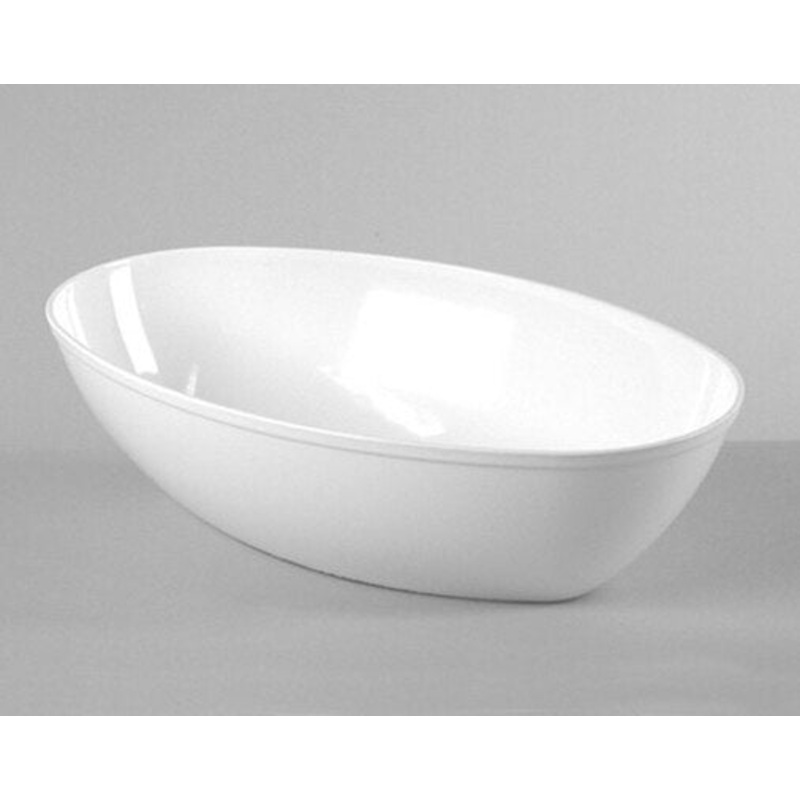 WNA Plastics CaterLine Luau White Bowl - 64 oz.