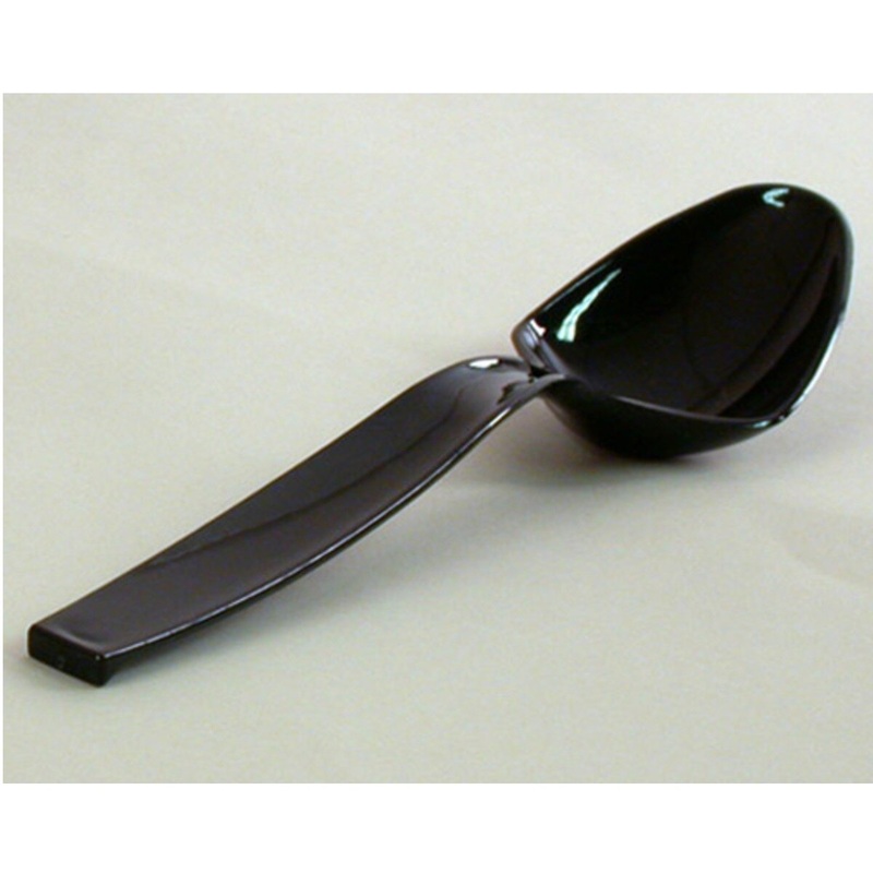 WNA Plastics CaterLine Serving Spoon - Black