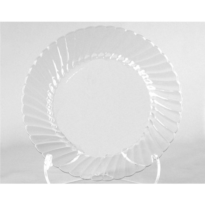 WNA Plastics Classicware 7.5" Plate - Clear
