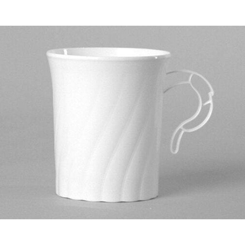 WNA Plastics Classicware 8 oz. Coffee Mug - White