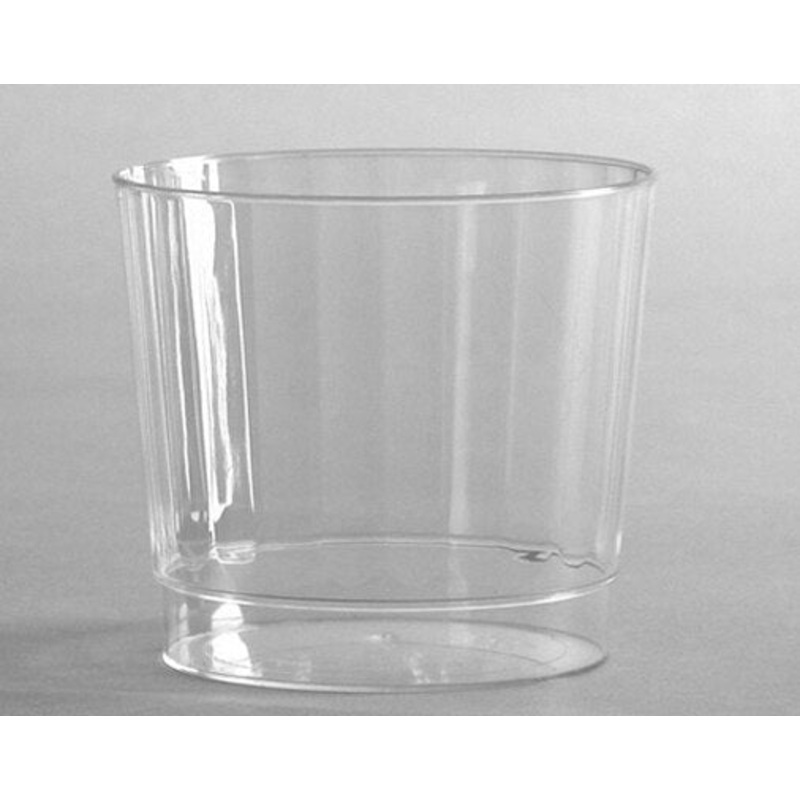 WNA Plastics Classicware Crystal 9 oz. Squat Tumbler - Clear