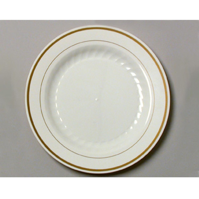 WNA Plastics MasterPiece 6" Plate - Ivory