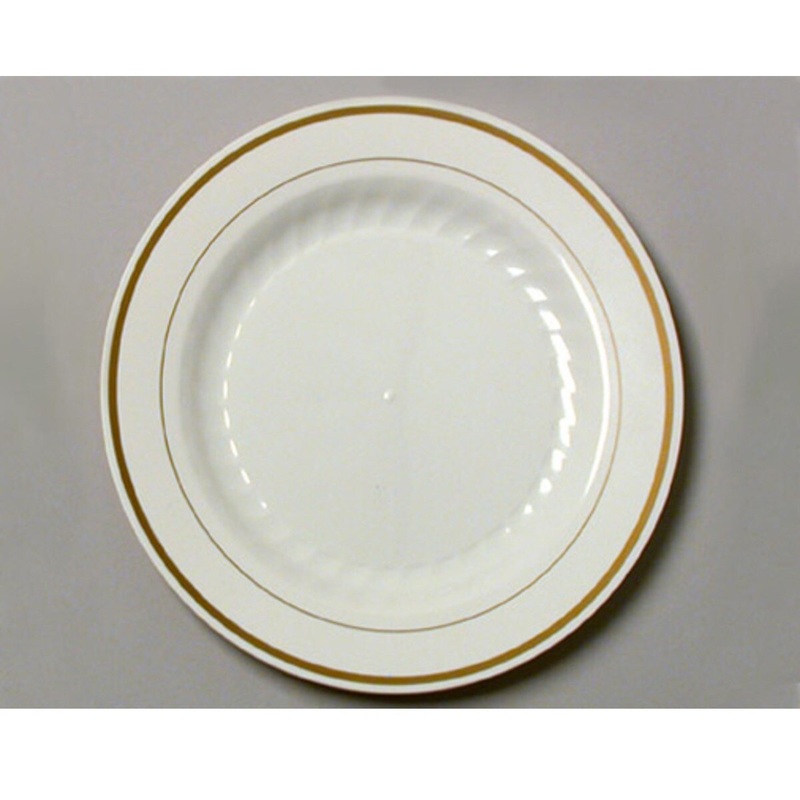 WNA Plastics MasterPiece 9" Plate - Ivory