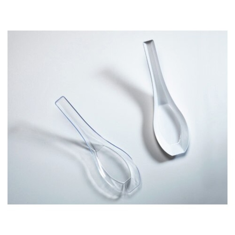 WNA Plastics Petites Asian 5" Spoons - White