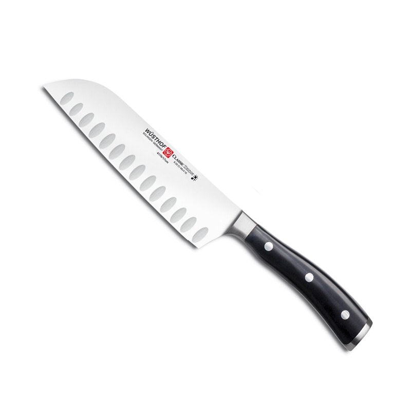 Wusthof Classic Ikon 7" Hollow Edge Santoku Knife