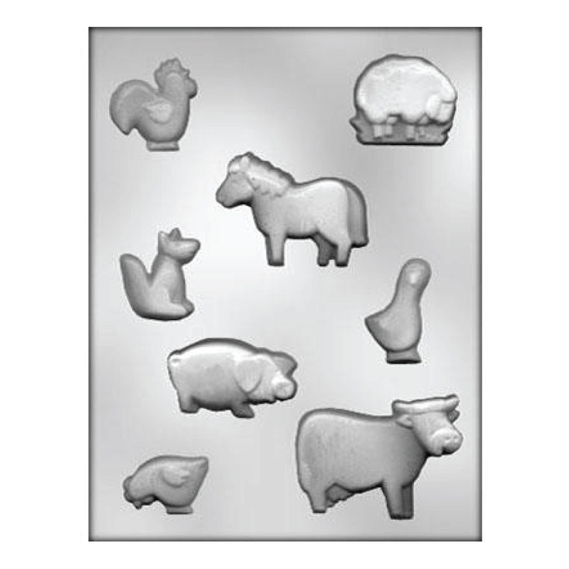 Farm Animal Chocolate Mold 90-11243