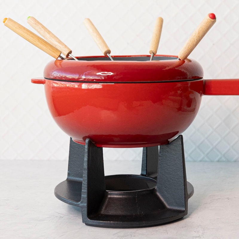 Zwilling Fondue Set - Cherry Red