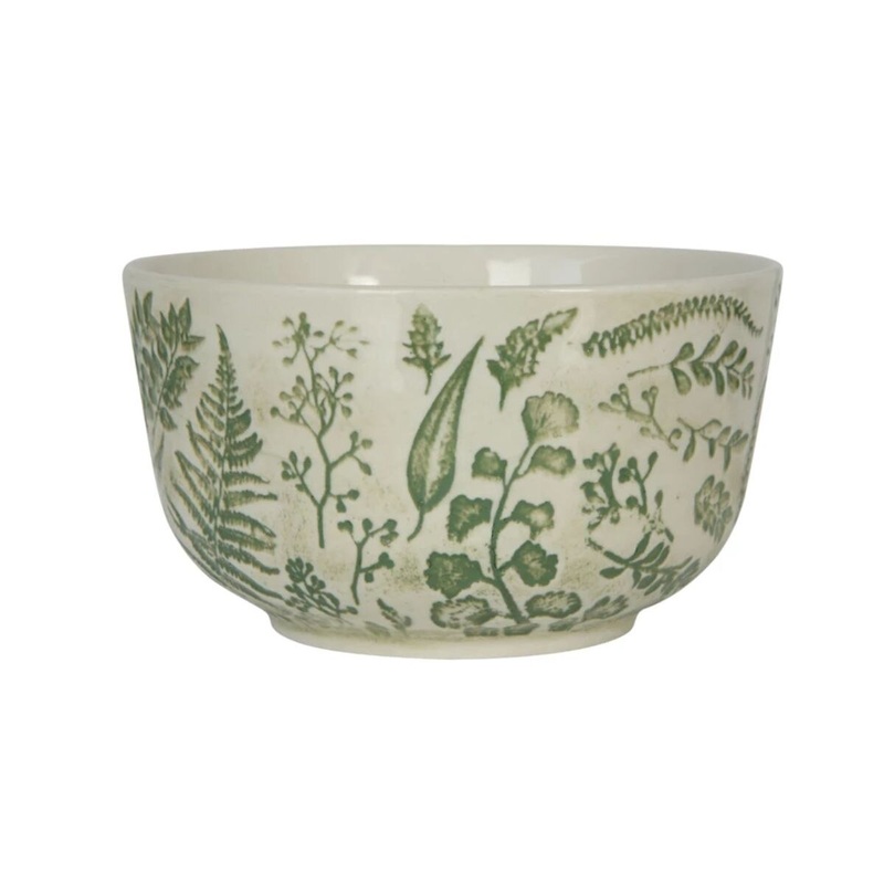 Hand- Stamped Bowl with embossed Pattern