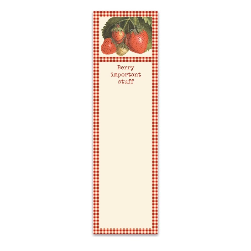 Berry Important Stuff List Pad