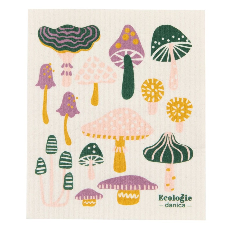 Swedish Dish Cloth - Mushroom Gems