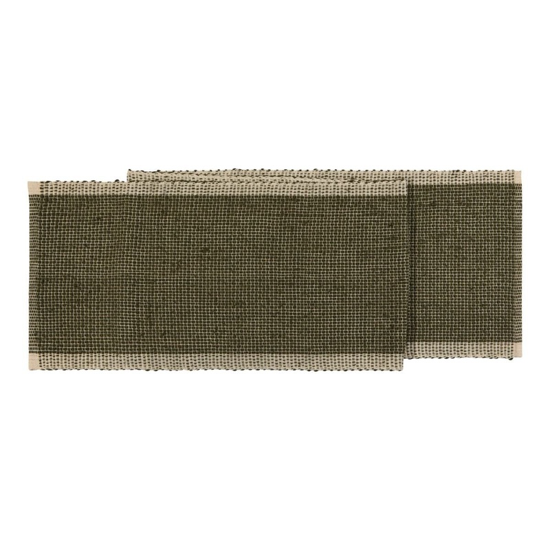 Table Runner Lattice Olive Branch 72"