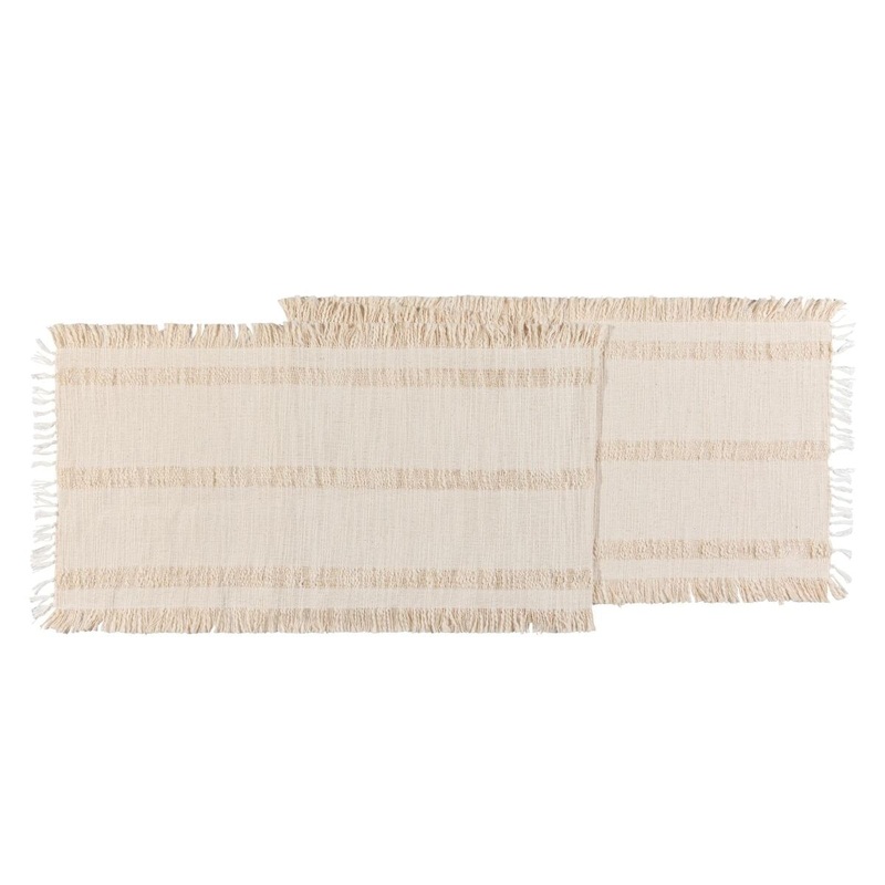 Table Runner Ravel Ivory 72"