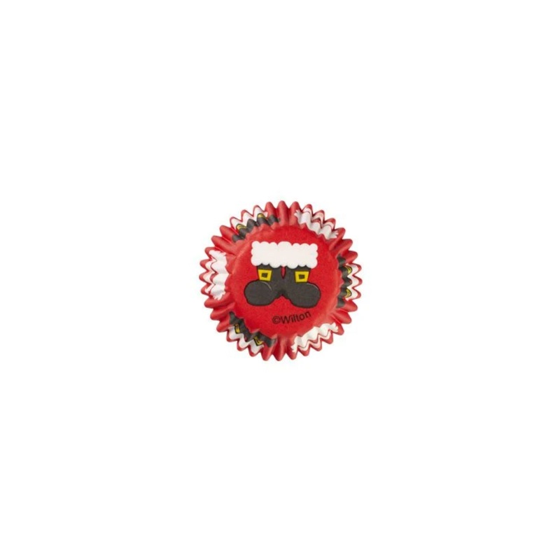 Baking Cups Mini Santa 100 Ct