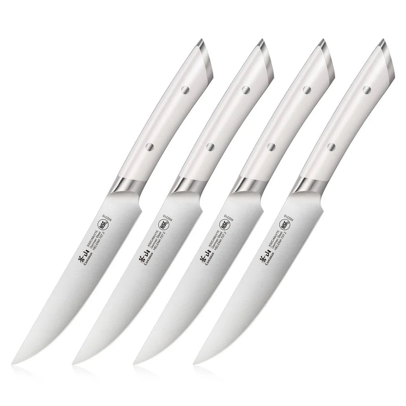 Cangshan Helena White Steak Knife Set 5"