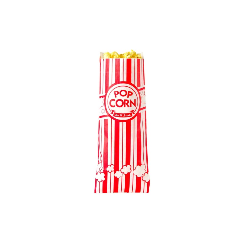 Popcorn Bag 20/100Ct 4.75" X 1 X 12"