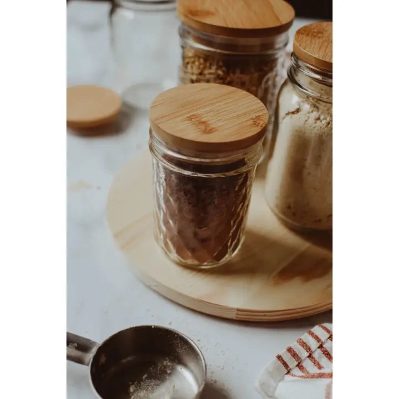 Bamboo Jar Lid Regular Mouth
