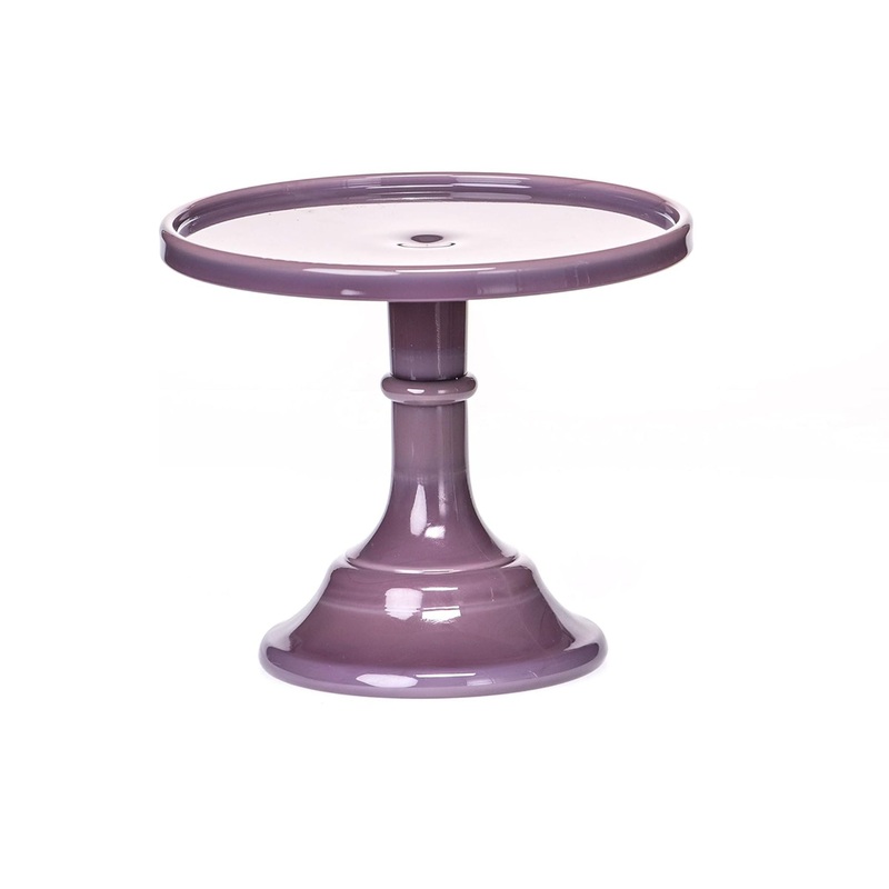 Cake Stand Eggplant 6"