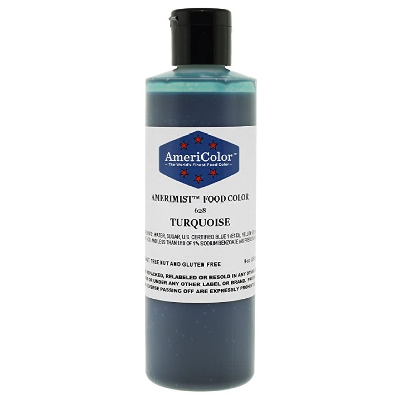 9 Oz Americolor Turquoise Airbrush Color