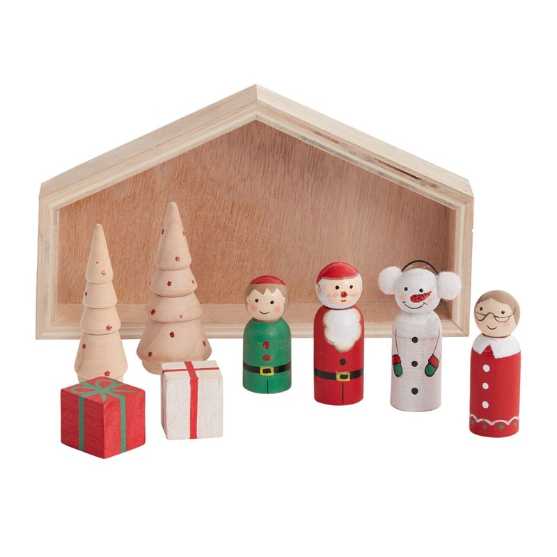 9/pc Set  Santa's Workshop