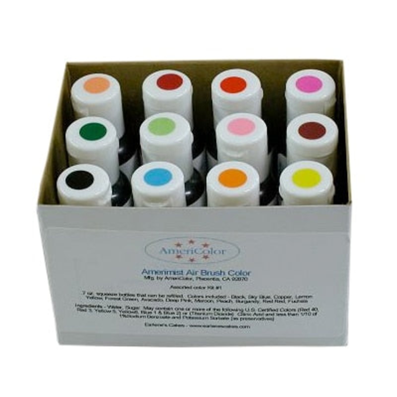 Americolor Airbrush Student Kit - 12 Color