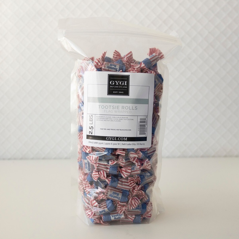 Flag Wrapped Tootsie Rolls