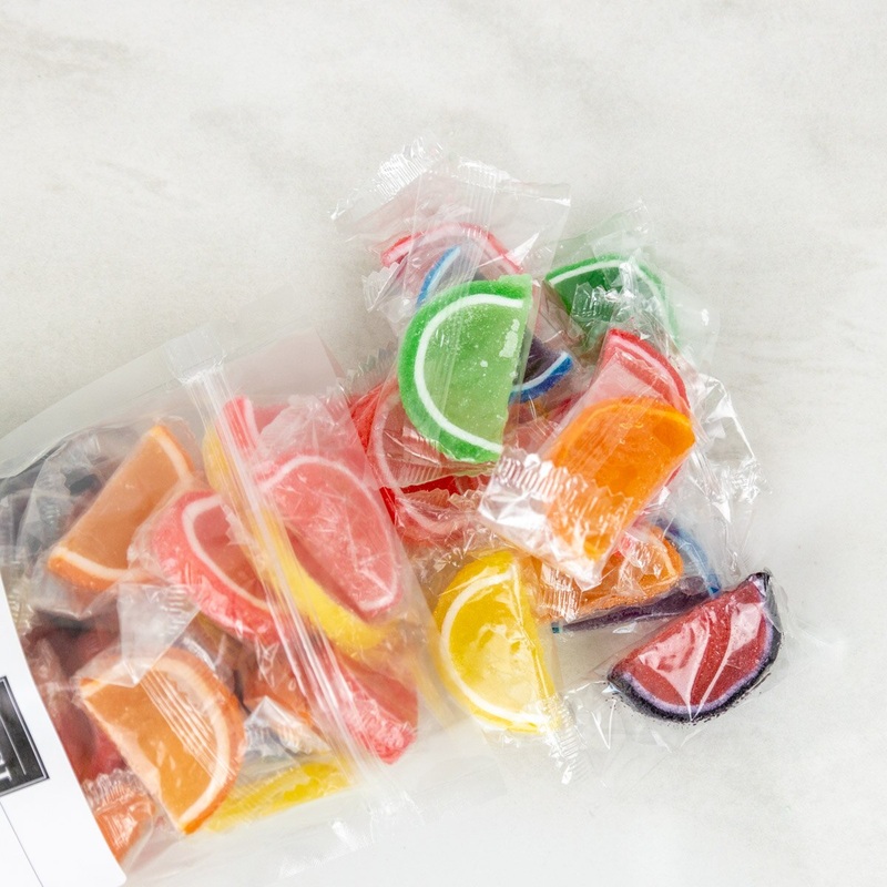 Wrapped Fruit Jelly Slices - 2.5 lb bag