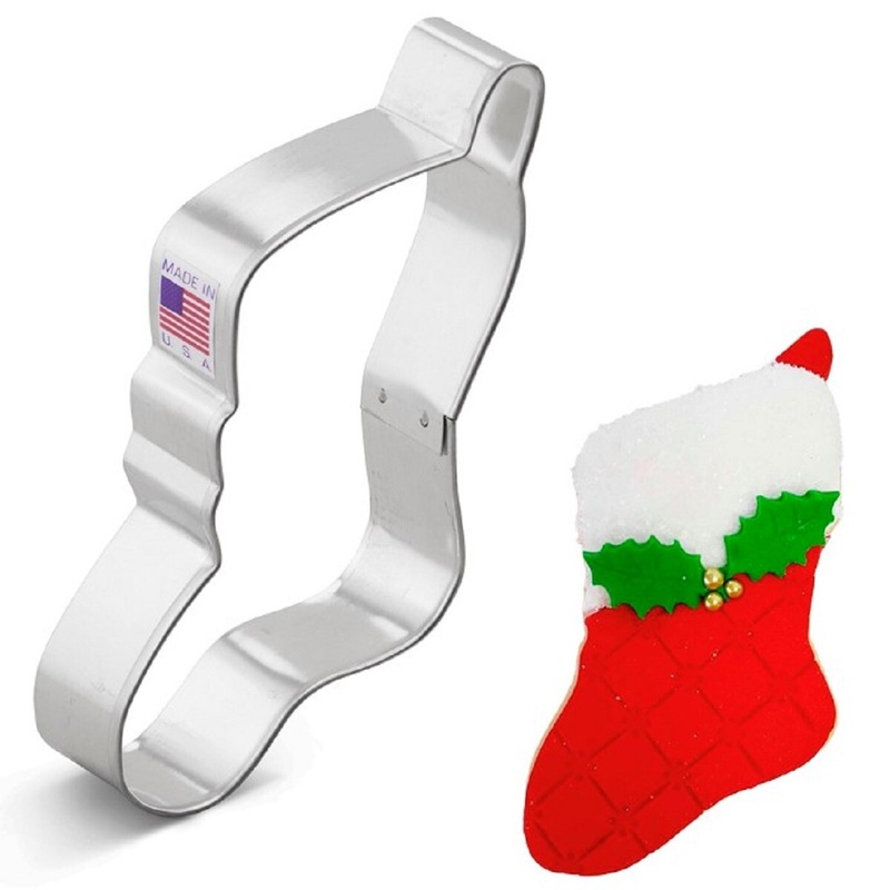 5" Christmas Stocking Cookie Cutter