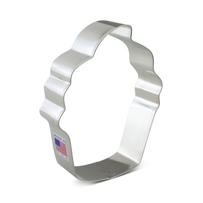 Cupcake Cookie Cutter 4"