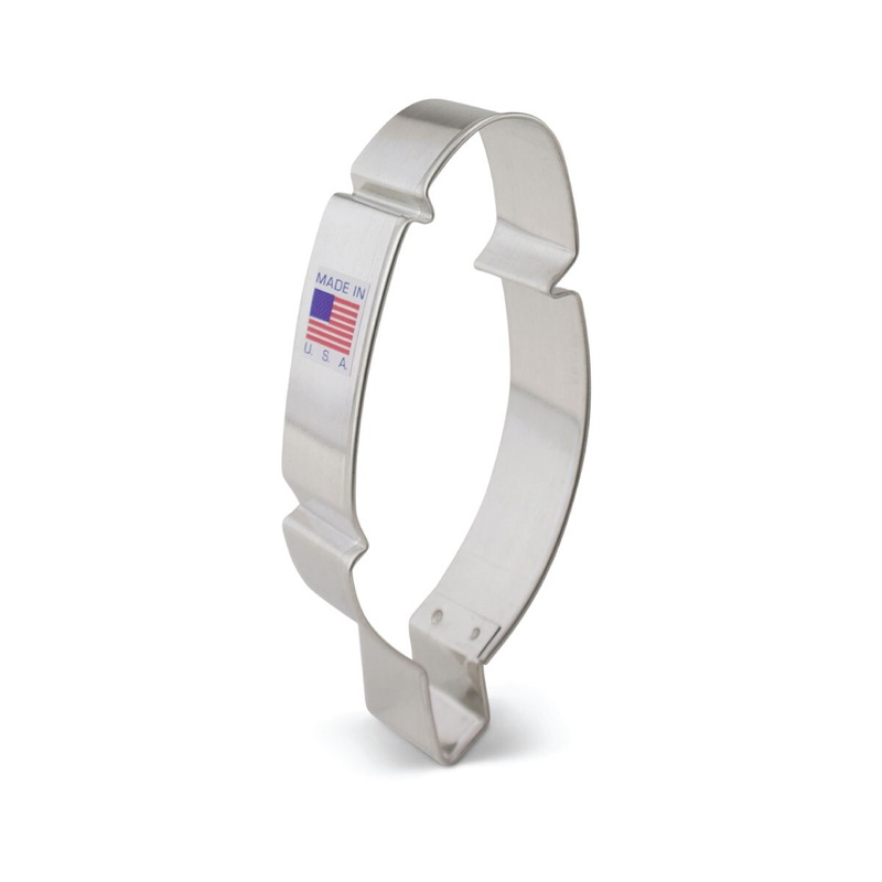 Feather Cookie Cutter 4-1/2"