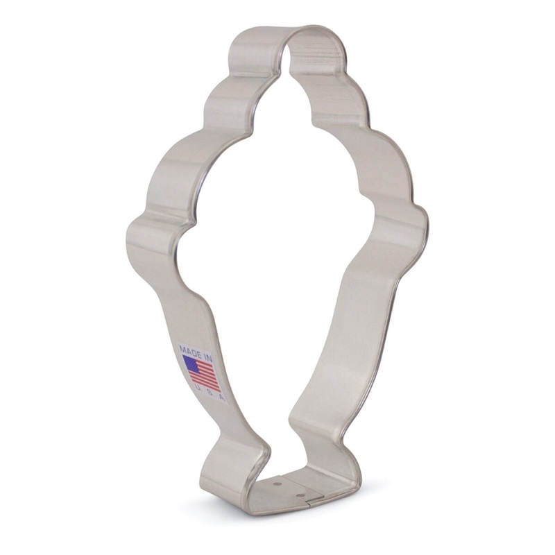 Ice Cream Sundae Cookie Cutter 5"